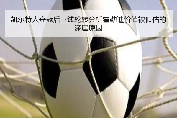 凯尔特人夺冠后卫线轮转分析霍勒迪价值被低估的深层原因